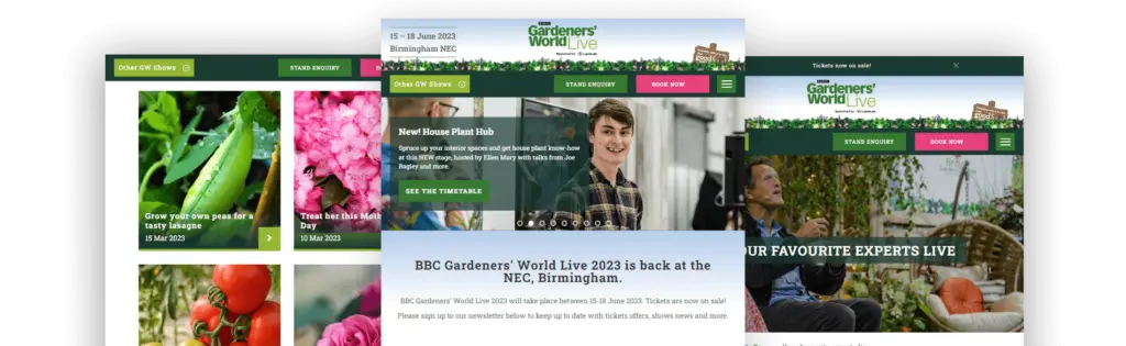 BBC Gardeners Webpage Screenshot