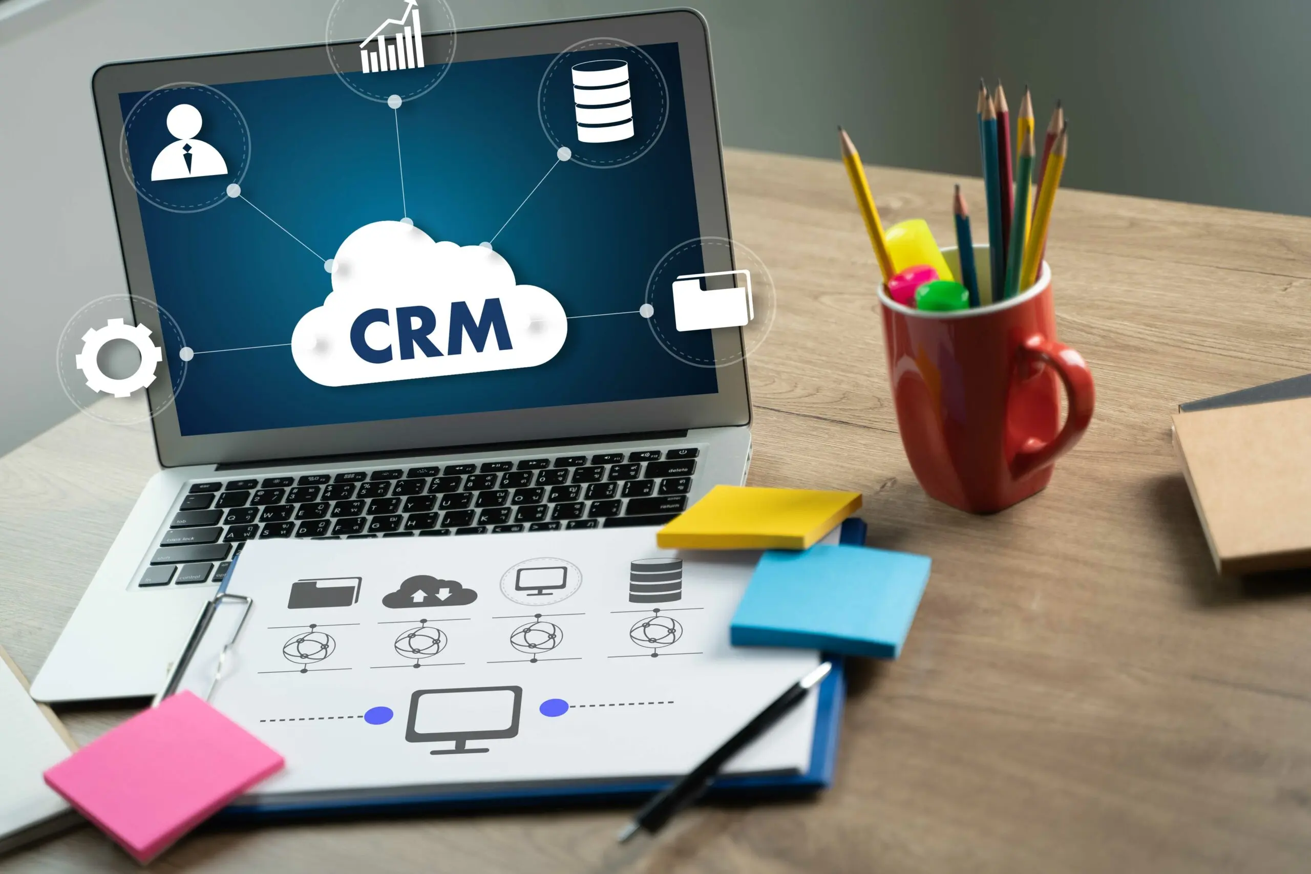 CRM Business Growth Maintaining Image