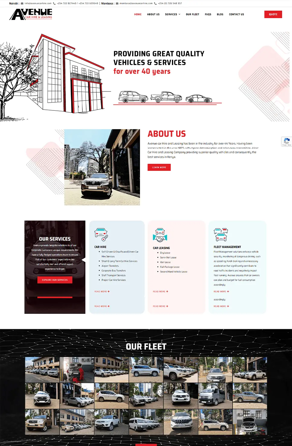 Car and Vehicle Website Design in Kenya